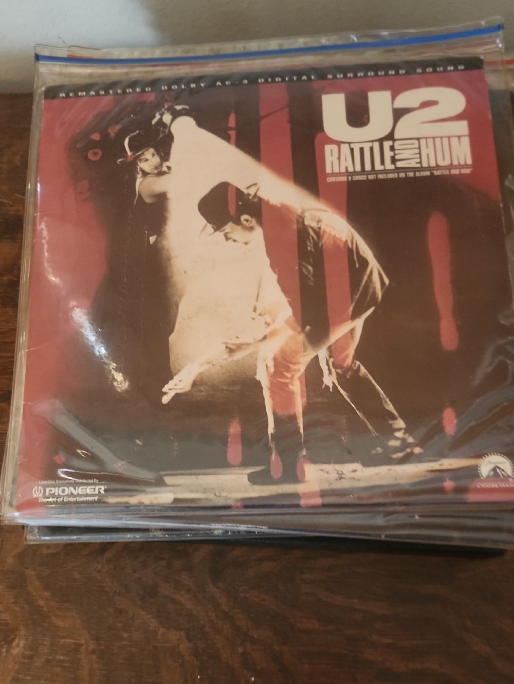 U2 Rattle And Hum Laser Disc Laserdisc